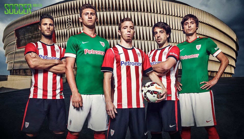 Nike Unveil Athletic Bilbao 2014/15 Home and Away Kits : Football Apparel : Soccer Bible