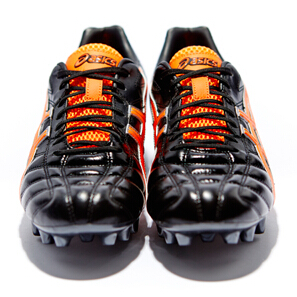 Ascis Gel Lethal Tigreor 7 "Black/Neon Orange" : Football Boots : Soccer Bible