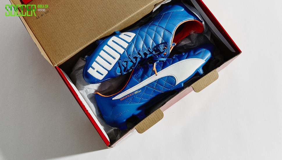 PUMA evoSPEED SL Leather "Electric Blue" : Football Boots : Soccer Bible