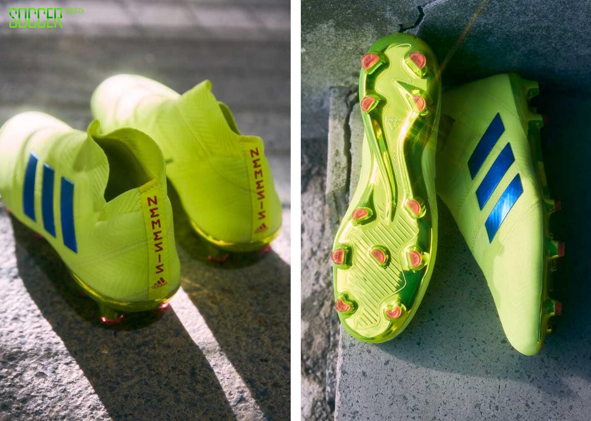 阿迪达斯“敢秀套装”Nemeziz 18+足球鞋
